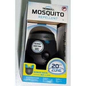 Thermacell E90 Mosquito Repellent - Black 20ft Zone - New In Box